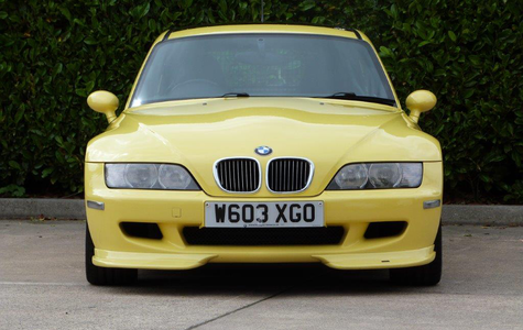 The BMW Z3 M Coupe is up for sale with CCA at the NEC this weekend.